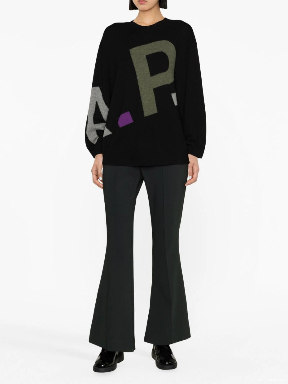 Cheap wool jumper A.P.C. Women logo-print 0424